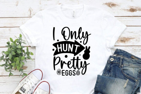 Easter SVG Design, I Only Hunt Pretty Eggs SVG FiveStarCrafting 