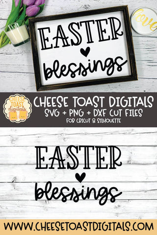 Easter SVG | Easter Blessings SVG Cheese Toast Digitals 