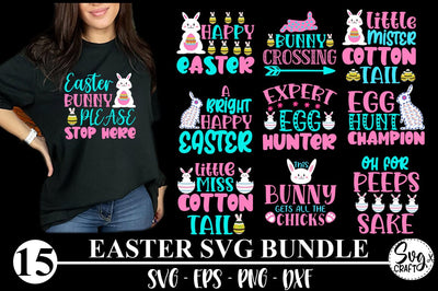 Easter Svg, Easter Bundle Svg Png, Bunny Svg, Easter Shirt SVG Svgcraft 