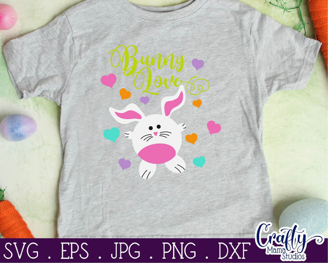 Easter Svg - Easter Bunny Svg - Bunny svg - Bunny Love SVG Crafty Mama Studios 