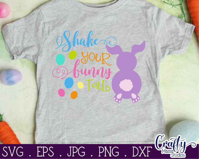 Easter Svg - Easter Bunny Svg - Bunny svg - Shake Your Bunny Tail SVG Crafty Mama Studios 
