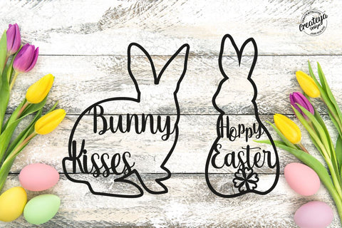 Easter svg, Easter bunny svg, My first easter, Easter Glowforge SVG Createya Design 