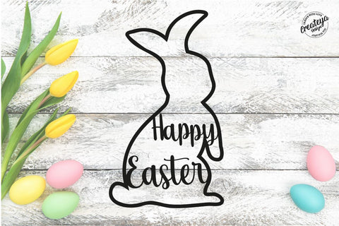 Easter svg, Easter bunny svg, My first easter, Easter Glowforge SVG Createya Design 