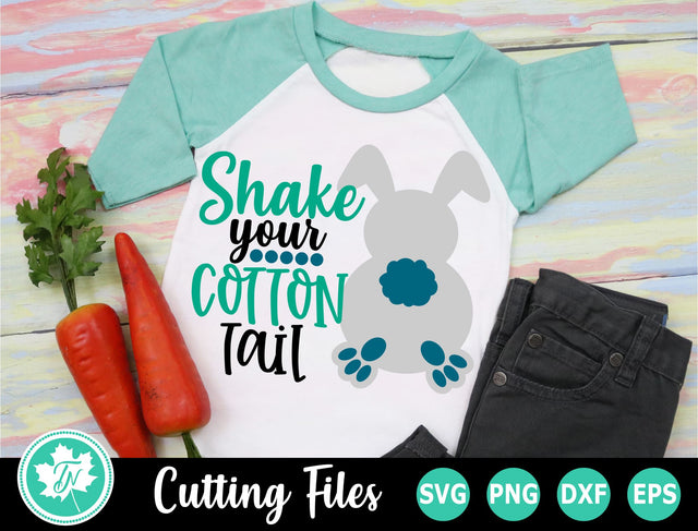 Easter SVG | Easter Bunny SVG | Shake Your Cotton Tail SVG SVG TrueNorthImagesCA 