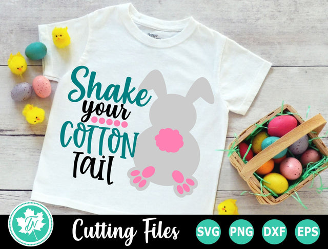 Easter SVG | Easter Bunny SVG | Shake Your Cotton Tail SVG TrueNorthImagesCA 