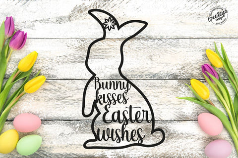 Easter svg. Easter bunny svg. Some Bunny Loves you. SVG Createya Design 