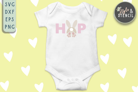 Easter SVG - Easter Bunny SVG Style and Stencil 