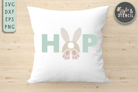 Easter SVG - Easter Bunny SVG Style and Stencil 