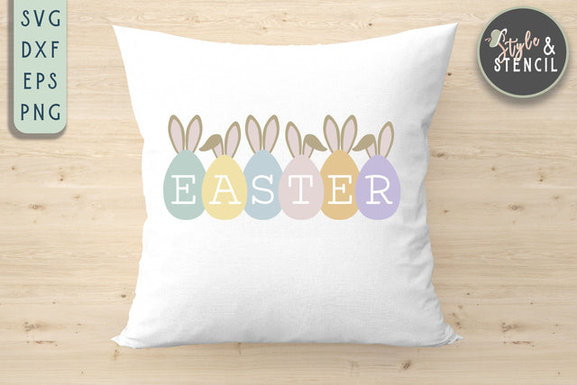 Easter SVG - Easter Bunny SVG Style and Stencil 