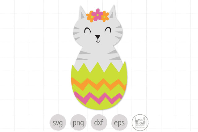 Easter SVG, Easter Cat SVG, Easter svg for Kids SVG Lynda M Metcalf 