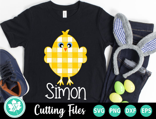 Easter SVG | Easter Chick SVG | Plaid Chick SVG SVG TrueNorthImagesCA 