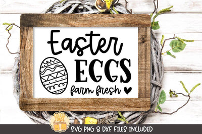 Easter SVG | Easter Eggs Farm Fresh SVG Cheese Toast Digitals 
