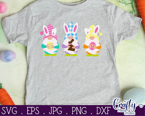 Easter SVG - Easter Gnomes SVG - Easter Bunny SVG SVG Crafty Mama Studios 