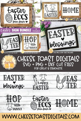 Easter SVG | Easter Sign SVG Bundle SVG Cheese Toast Digitals 