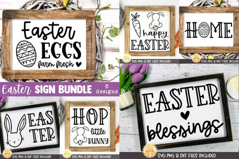 Easter SVG | Easter Sign SVG Bundle SVG Cheese Toast Digitals 