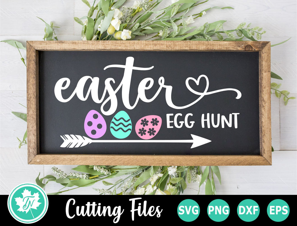 Easter SVG | Easter Sign SVG | Easter Hunt SVG - So Fontsy