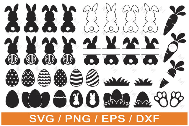 Easter SVG, Easter SVG Bundle, SVG, PNG, DXF, EPS. SVG SailorMoonDigitals 