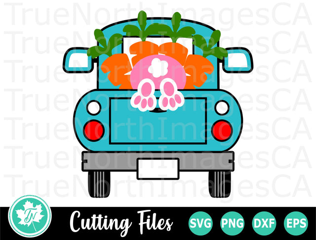 Easter SVG | Easter Truck SVG | Carrot Truck SVG SVG TrueNorthImagesCA 