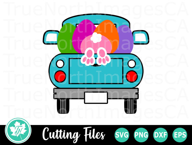 Easter SVG | Easter Truck SVG | Easter Egg SVG SVG TrueNorthImagesCA 