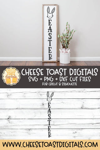 Easter SVG | Easter | Vertical Porch Sign SVG Cheese Toast Digitals 