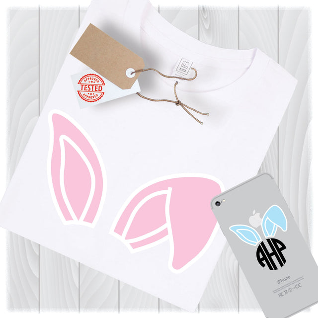 Easter Svg Files For Cricut Designs Svg Cut Files Silhouette Svg Cutting File Cricut Svg Files Dxf Files Easter Bunny Ears Svg Monogram Svg SVG My Sew Cute Boutique 