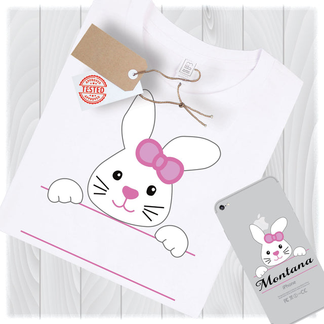 Easter SVG Files for Cricut, Easter Bunny SVG, Bunny SVG, Easter Monogram Svg, Rabbit Svg, Bunny Monogram Svg, Split Bunny Monogram Svg SVG My Sew Cute Boutique 