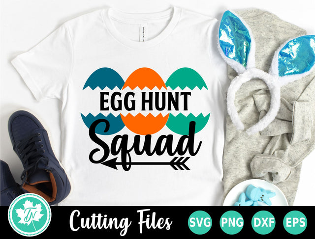 Easter SVG | Kids Easter SVG | Egg Hunt Squad SVG SVG TrueNorthImagesCA 