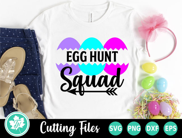 Easter SVG | Kids Easter SVG | Egg Hunt Squad SVG TrueNorthImagesCA 