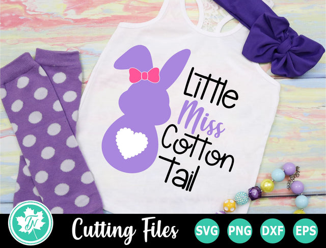 Easter SVG | Miss Cotton Tail SVG SVG TrueNorthImagesCA 