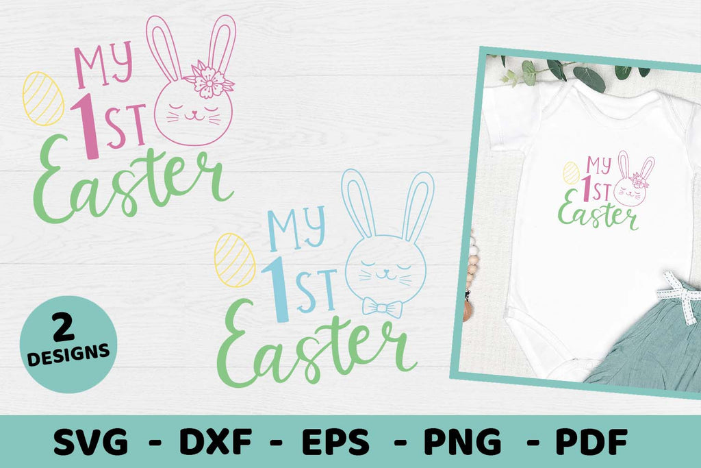 Easter SVG | My First Easter SVG | Baby First Easter - So Fontsy