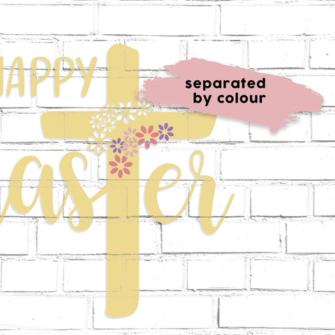 Easter SVG, religious Easter shirt with christian Cross, cut file SVG Maggie Do Design 