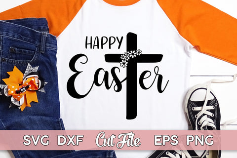 Easter SVG, religious Easter shirt with christian Cross, cut file SVG Maggie Do Design 