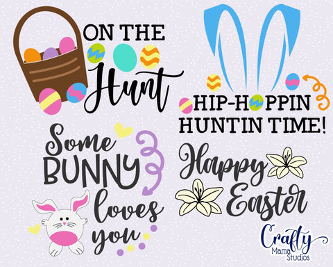 Easter Svg, Shake Your Bunny Tail, Easter Bunny Kids Shirt SVG Crafty Mama Studios 