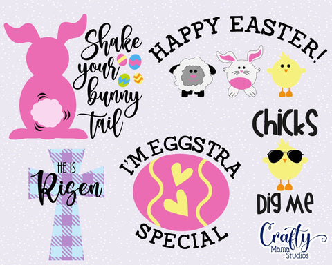 Easter Svg, Shake Your Bunny Tail, Easter Bunny Kids Shirt SVG Crafty Mama Studios 