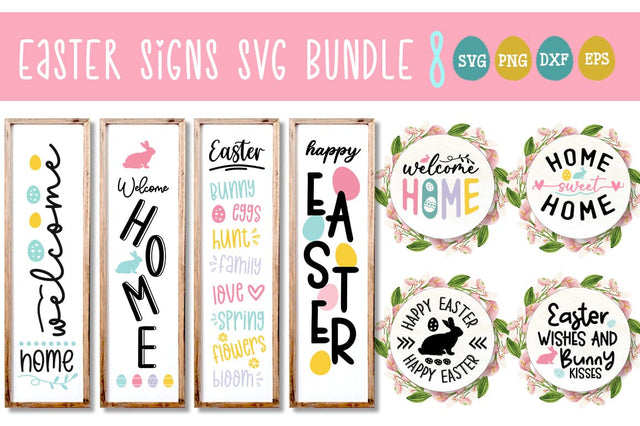 Easter SVG Signs Bundle SVG SH_Tee store 