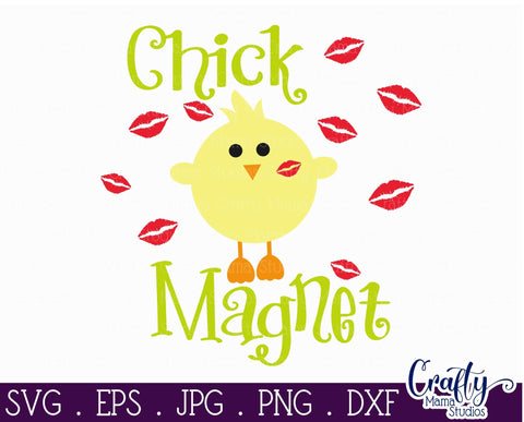 Easter Svg - Valentine's Day Svg - Chick Magnet Svg SVG Crafty Mama Studios 