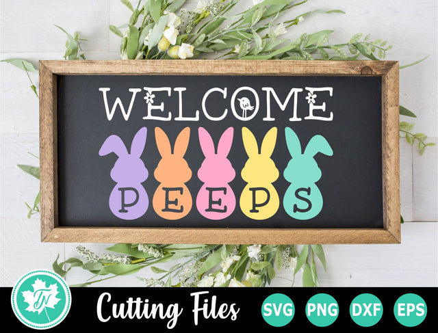 Easter SVG | Welcome Peeps SVG SVG TrueNorthImagesCA 