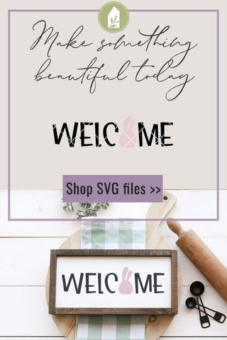 Easter SVG | Welcome Sign SVG SVG LilleJuniper 