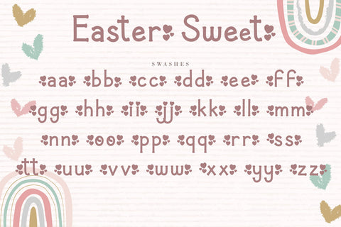 Easter Sweet Font AEN Creative Store 