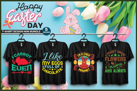 Easter T-shirt Designs - Mini Bundles-5,Easter SVG Bundle, Easter SVG, Happy Easter SVG, Easter Bunny svg, Retro Easter Designs svg, Easter for Kids, SVG SH_Tee store 