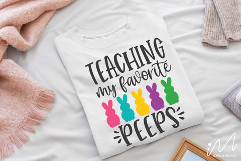 Easter teacher svg, Teaching My Favorite Peeps svg SVG Isabella Machell 