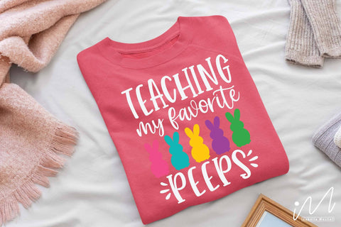 Easter teacher svg, Teaching My Favorite Peeps svg SVG Isabella Machell 