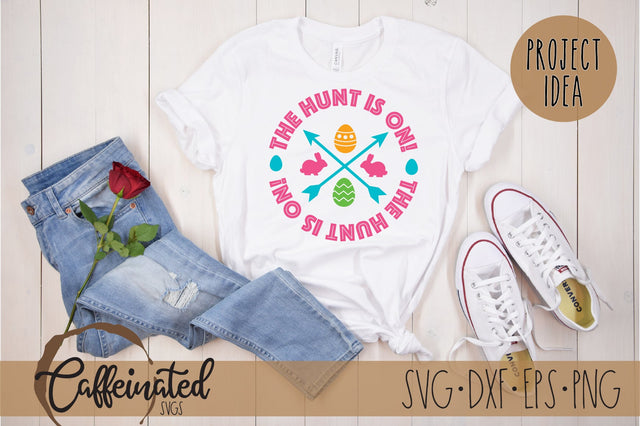 Easter The Hunt Is On SVG SVG Caffeinated SVGs 