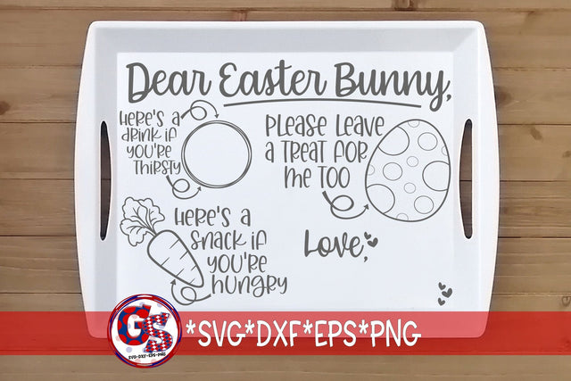 Easter Tray Placemat SVG DXF EPS PNG-Easter SVG Greedy Stitches 