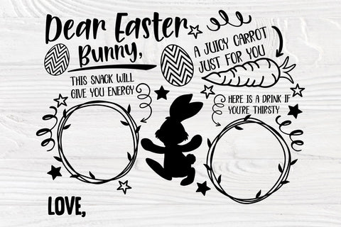 Easter Tray SVG Bundle, Dear Easter Bunny Svg SVG TonisArtStudio 