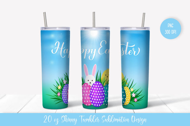 Easter tumbler. 20oz Skinny Tumbler Sublimation Design. Sublimation Vera Fedorova 