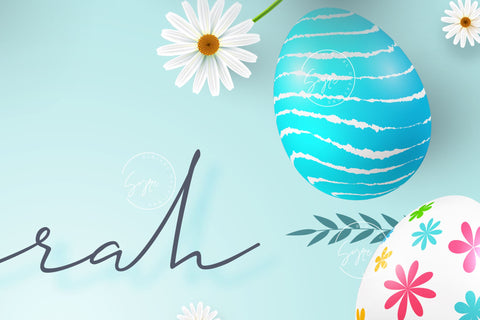 Easter Tumbler, Add Your Name, Bunny PNG, Rabbit Design Tumbler, Easter Egg Pattern, 20 oz Skinny Tumbler Design Seamless Sublimation PNG Sublimation Syre Digital Creations 