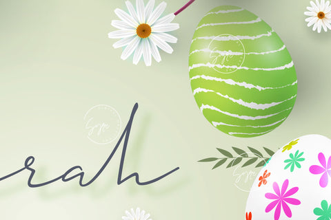 Easter Tumbler, Add Your Name, Bunny PNG, Rabbit Design Tumbler, Easter Egg Pattern, 20 oz Skinny Tumbler Design Seamless Sublimation PNG Sublimation Syre Digital Creations 