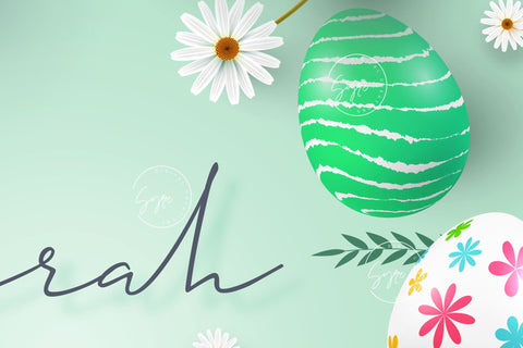 Easter Tumbler, Add Your Name, Bunny PNG, Rabbit Design Tumbler, Easter Egg Pattern, 20 oz Skinny Tumbler Design Seamless Sublimation PNG Sublimation Syre Digital Creations 