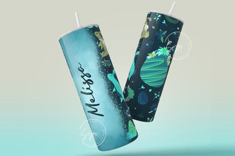 Easter Tumbler, Add Your Name, Bunny PNG, Rabbit Design Tumbler, Easter Egg Pattern, 20 oz Skinny Tumbler Design Seamless Sublimation PNG Sublimation Syre Digital Creations 